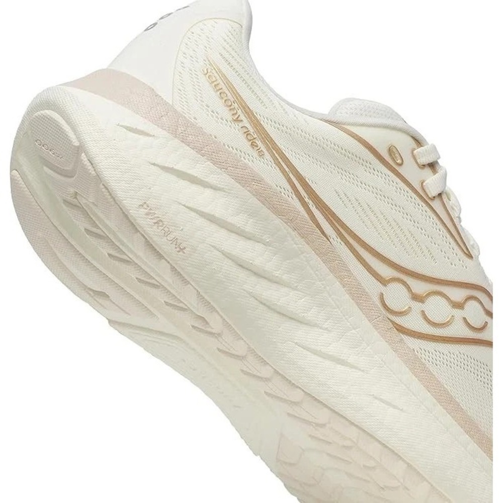 Womens Size 8- Saucony Ride 18 Running Shoes Vanilla Rose Gold S11000-104 NEW - Picture 6 of 7